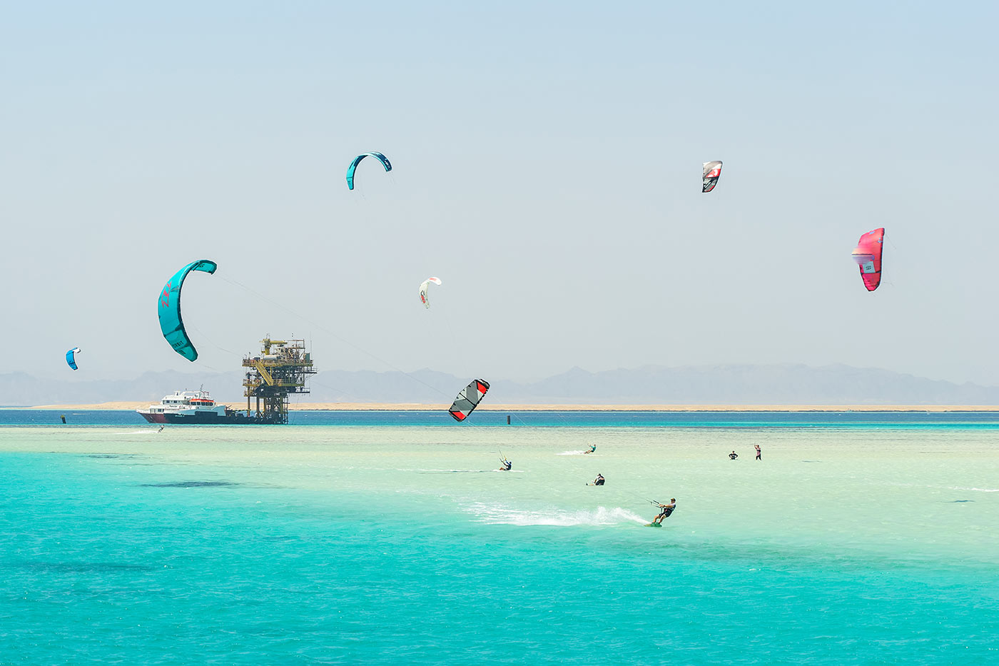 Kite safari in Egypt